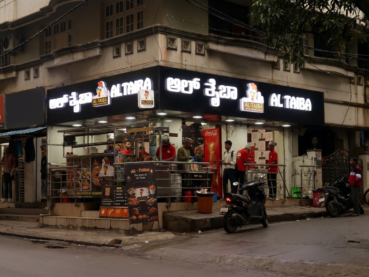 Al-Taiba Crispy Chicken Center Restaurant Storefront